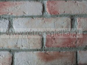 Płytki ze starej cegły - łososiowa jasna