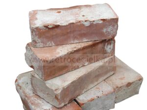 Cegła rozbiórkowa, oczyszczona, czerwona, pełna