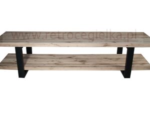 Szafka RTV - stara sklejka dębowa