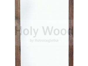 Lustro ze starego drewna, opalane.