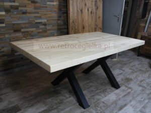 Stół - nowe drewno sosnowe, szczotkowane