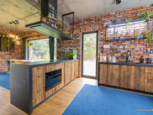 Fronty ze starego drewna - usłojenie równoległe