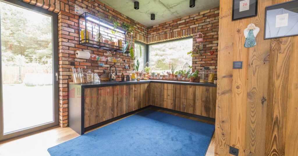 płytki z cegły w kuchni dalczego warto